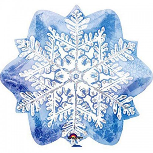 Balão Floco Neve Azul